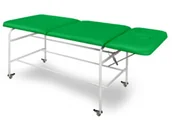 Meble i wyposażenie gabinetów medycznych - Norma-IIAK szeroka kozetka lekarska 3-częściowa na kółkach - miniaturka - grafika 1