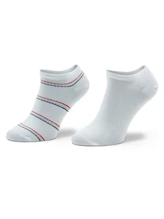 Tommy Hilfiger Zestaw 2 par niskich skarpet damskich 701223804 Biały - Skarpetki damskie - miniaturka - grafika 1