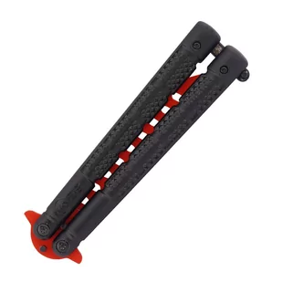 K25 - Nóż treningowy Balisong - Czerwony - 36251 - Noże - miniaturka - grafika 3