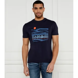 Napapijri T-shirt S-BUTI SS 941 Regular Fit - Koszulki męskie - miniaturka - grafika 1