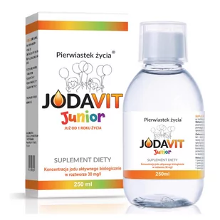 Jodavit Junior suplement diety 250 ml od 1 roku - Witaminy i minerały - miniaturka - grafika 1