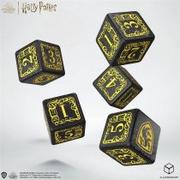 Akcesoria do gier planszowych - Harry Potter: Zestaw kości i mieszek Hufflepuff Q-Workshop - miniaturka - grafika 1