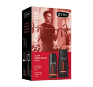Zestawy kosmetyków damskich - STR8 Zestaw świąteczny Red Code (Deo 150 ml + Żel 250 ml) - miniaturka - grafika 1
