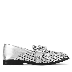 Mokasyny Badura CALLA-V179217-325 Srebrny - Mokasyny damskie - miniaturka - grafika 1