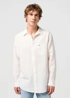 Koszule męskie - Męska koszula Wrangler LS 1 PKT SHIRT M - miniaturka - grafika 1