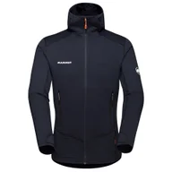 Bluzy sportowe męskie - Męska bluza Mammut Taiss Light ML Hooded Jacket Men Rozmiar: XXL / Kolor: ciemnoniebieski - miniaturka - grafika 1