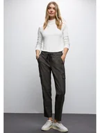 Spodnie damskie - Cecil Bojówki w kolorze czarnym - miniaturka - grafika 1