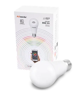 AZzardo WiFi E27 10W RGB* AZ3213 żarówka LED 1x10W/E27 IP20 2700K-6500K AZZAZ3213 - Akcesoria do oświetlenia - miniaturka - grafika 3