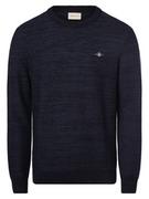 Swetry męskie - Gant - Sweter męski z dodatkiem wełny merino, niebieski - miniaturka - grafika 1