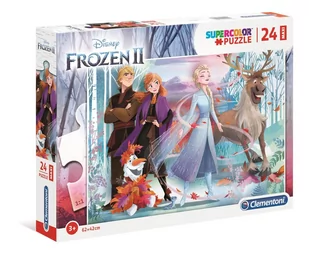 Clementoni Puzzle 24el Maxi Super Kolor Kraina Lodu 2 - Puzzle - miniaturka - grafika 2