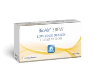 Soczewki kontaktowe - BioAir, 38FW, Soczewki kwartalne -1.50 krzywizna 8,6, 3 szt. - miniaturka - grafika 1