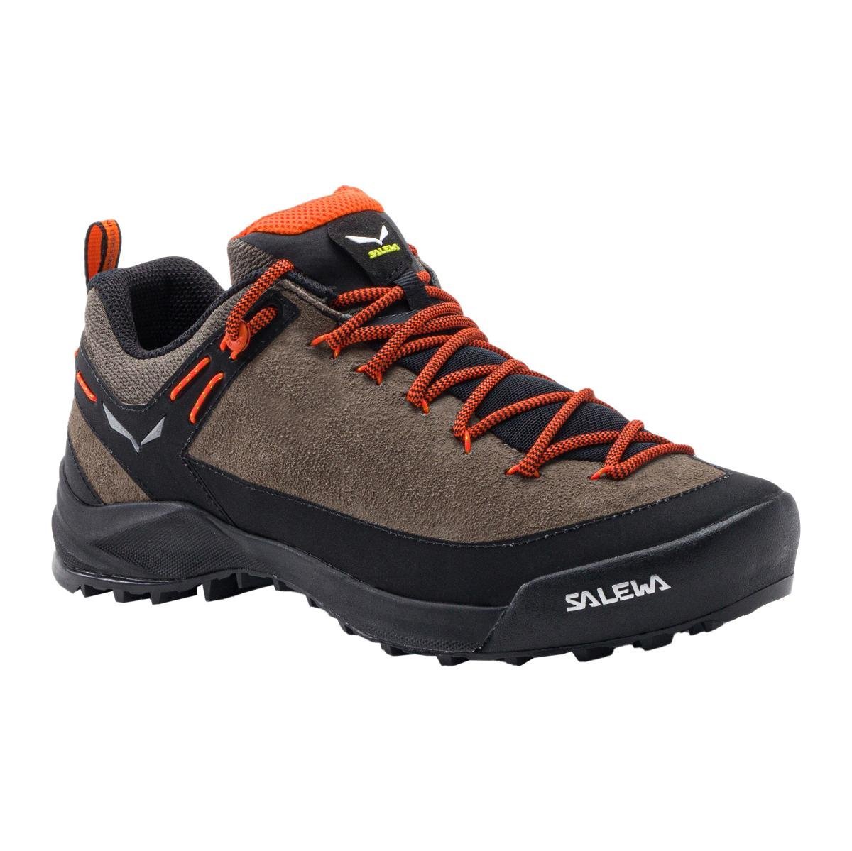 Salewa Wildfire Leather Shoes Men, beżowy/czarny UK 10 | EU 44,5 2022 Buty podejściowe 00-0000061395-7953-10