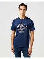 Koszulki męskie - MESKA KOSZULKA WRANGLER AMERICANA TEE NAVY 112362792 - Wrangler - miniaturka - grafika 1