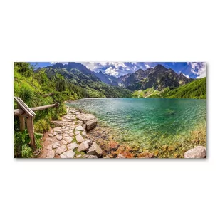 Foto obraz szklany Morskie oko Tatry - Obrazy i zdjęcia na płótnie - miniaturka - grafika 1