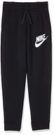 Spodnie męskie - Nike Unisex Dzieci B Nsw Spodnie Club Flc Hbr Spodnie sportowe czarny/czarny/(biały) Small - miniaturka - grafika 1