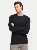 Swetry męskie - Blend Sweter 20717257 Czarny Regular Fit - miniaturka - grafika 1