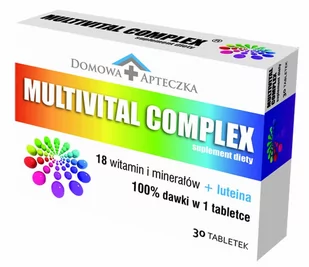 Domowa Apteczka multivital complex x 30 tabl - Witaminy i minerały - miniaturka - grafika 1