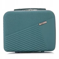 Walizki - BETLEWSKI Mały twardy kuferek kosmetyczka wakacje - miniaturka - grafika 1