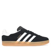 Sneakersy męskie - Sneakersy adidas Gazelle Indoor JI2060 Czarny - miniaturka - grafika 1
