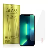 Akcesoria do smartwatchy - Glass Gold Hartowane szkło do IPHONE 14 - miniaturka - grafika 1