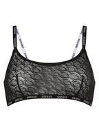 Biustonosze - GUESS - Damski biustonosz, czarny - miniaturka - grafika 1