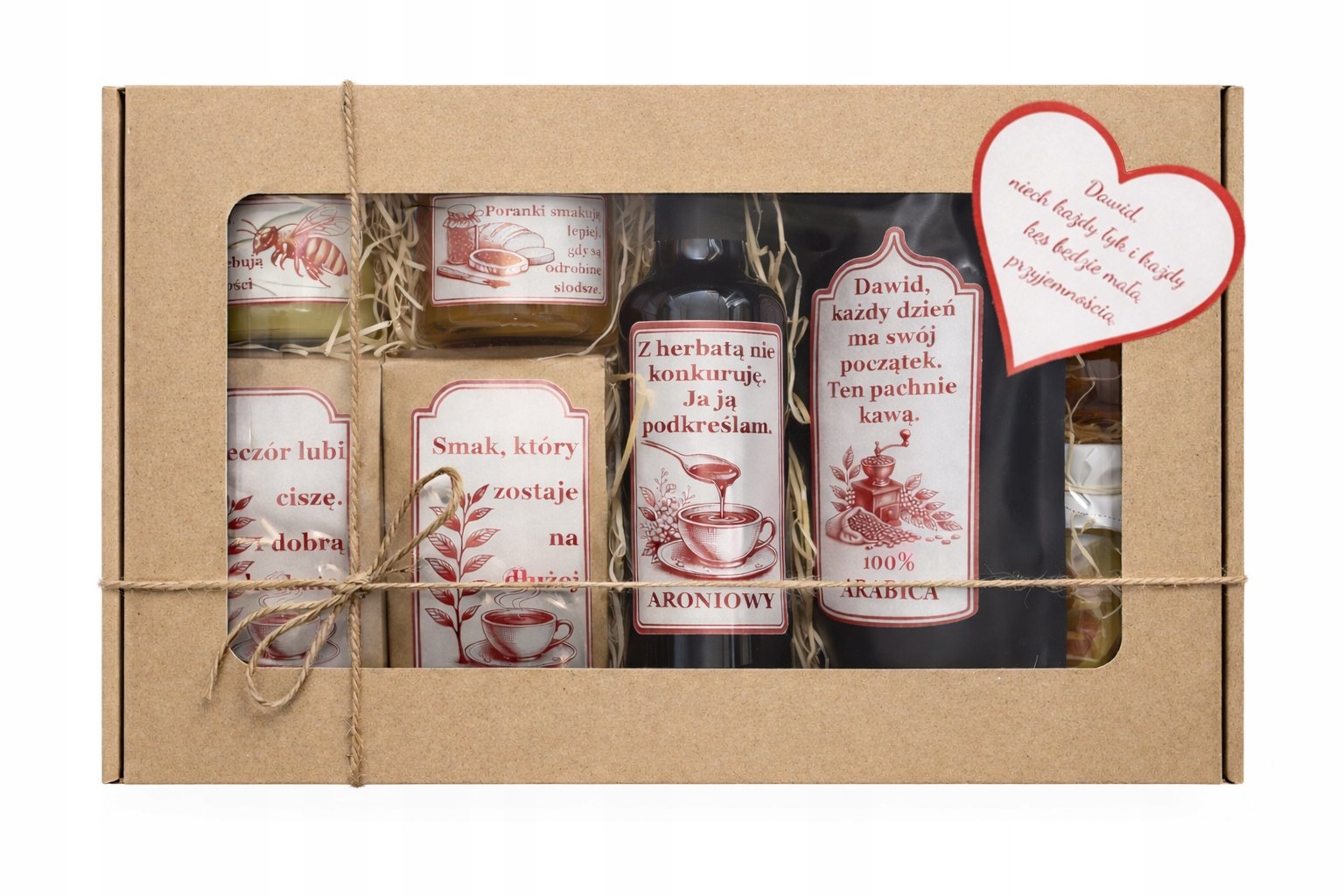 Zestaw Prezentowy Na Każdą Okazję Kawa Herbata Miód Cytrynki Syrop Konfitur