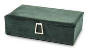 Pudełka i szkatułki - Art Pol Szkatułka na biżuterię 6 x 19 x 11,5 cm (zielona) - miniaturka - grafika 1