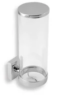 Akcesoria łazienkowe - Novaservis Metalia 12 - Pojemnik na tampony kosmetyczne, szkło/chrom 0272,0 - miniaturka - grafika 1