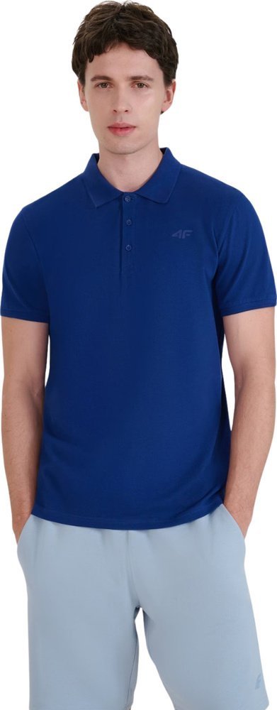 4f Koszulka męska polo 4F M366 granatowa 4FWMM00TPTSM366 031S 3XL