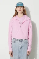 Bluzy damskie - Columbia bluza sportowa Glacial IV kolor różowy gładka - miniaturka - grafika 1