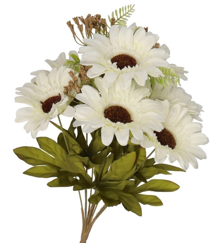 SZTUCZNE KWIATY JAK ŻYWE GERBERA 50CM JAKOŚĆ PREMIUM