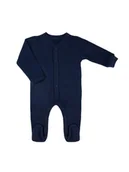 Pajacyki dla niemowląt - Niemowlęcy pajac bawełniany granatowy Nicol,r.74 - miniaturka - grafika 1