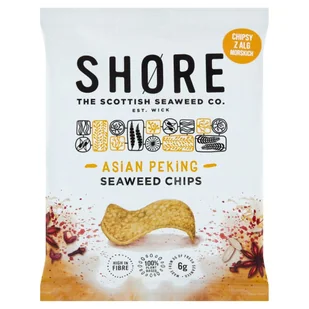 Shore Chipsy z alg o smaku przyprawy po pekińsku 25 g - Chipsy - miniaturka - grafika 1