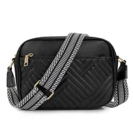 Torebki damskie - Alessio TOREBKA Damska PIKOWANA CROSSBODY na ramię PASEK QUILTED - miniaturka - grafika 1