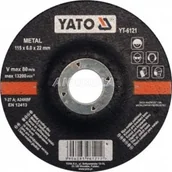 Materiały ścierne - Yato Tarcza do szlifowania metalu 115x6,0x22 mm YT-6121 - miniaturka - grafika 1