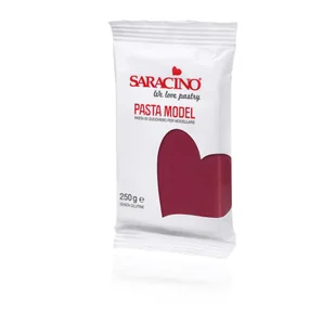 Saracino Masa cukrowa Pasta Model Burgundy 250 g - Dodatki do ciast w proszku - miniaturka - grafika 1