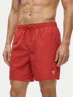 Kąpielówki męskie - Guess Szorty kąpielowe F6GT24 WG282 Czerwony Regular Fit - miniaturka - grafika 1