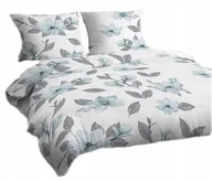 Pościel - pościel z flaneli 160x220 + 2x poszewka F 144-1 miła blue - miniaturka - grafika 1