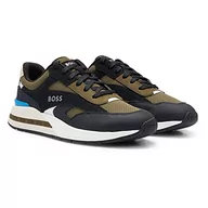 Kurtki męskie - BOSS Kurtka męska, zielona, 40 EU, zielony, 40 EU - miniaturka - grafika 1