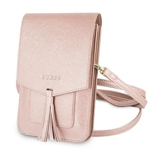 Guess Torebka GUWBSSAPI różowy/pink Saffiano - Torebki damskie - miniaturka - grafika 1