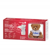 Inhalatory i akcesoria - Diagnostic MED Inhalator siateczkowy YM-3R9 + Miś NEBUŚ - miniaturka - grafika 1