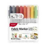 Zakreślacze - Marker do tekstyliów 470 15 kol+1 kontur MONAMI - miniaturka - grafika 1