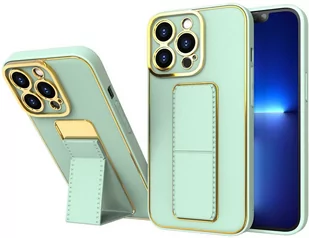 New Kickstand Case etui do iPhone 13 z podstawką zielony - Etui i futerały do telefonów - miniaturka - grafika 1