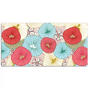 Mata z nadrukiem na biurko Kwiecisty wzór 120x60 cm, Dywanomat - Podkładki na biurko Mata z nadrukiem na biurko Kwiecisty wzór 120x60 cm, Dywanomat - Podkładki na biurko - miniaturka - grafika 1