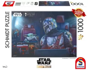Puzzle 1000 PQ T. Kinkade Star Wars The Mandalorian W drogę 111746 - Schmidt Spiele Puzzle - Puzzle - miniaturka - grafika 1