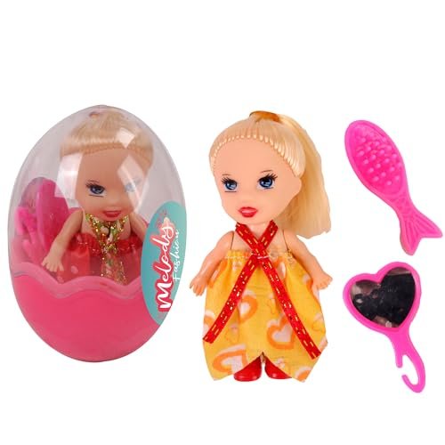 MELODY - Mini Lalka - Moda Melody - Lalka Manekin - 010982 - Losowy Model - Plastik - Figurka - Lalka - Zabawka Dla Dzieci - Urodziny - Akcesoria - Od 3 lat