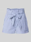 Spodenki damskie - Szorty o kroju relaxed fit z mieszanki bawełny model ‘SMILLA’ - miniaturka - grafika 1