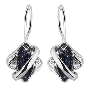 Kolczyki Srebrne - KOLCZYKI NOC KAIRU - Kolczyki - miniaturka - grafika 1