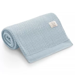 Yosoy Koc Bambusowy Clover Blue 9537 - Koce i narzuty dla dzieci - miniaturka - grafika 1