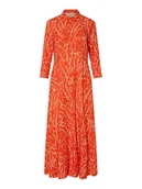Sukienki - YAS Sukienka koszulowa Savanna 26022663 Pomarańczowy Loose Fit - miniaturka - grafika 1
